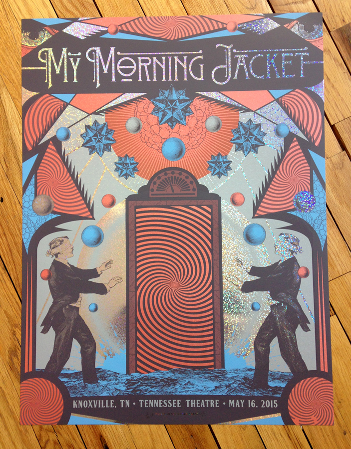 My Morning Jacket, Knoxville, TN. (Sparkle Foil Variant) by Justin Helton