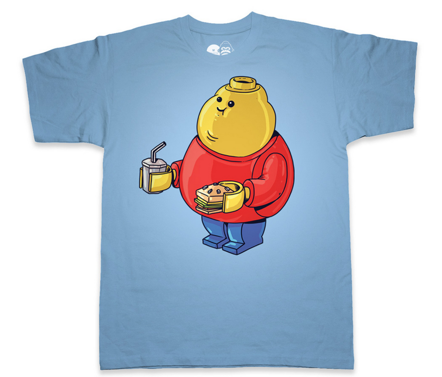 "Eating Everything Is Awesome" by Alex Solis. Part of the Famous Chunkies series. Check it out in his Artist Shop. 