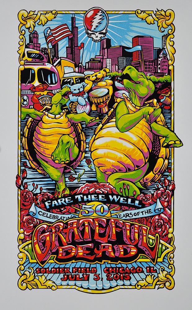 Grateful Dead (Night 1), Chicago, IL by AJ Masthay