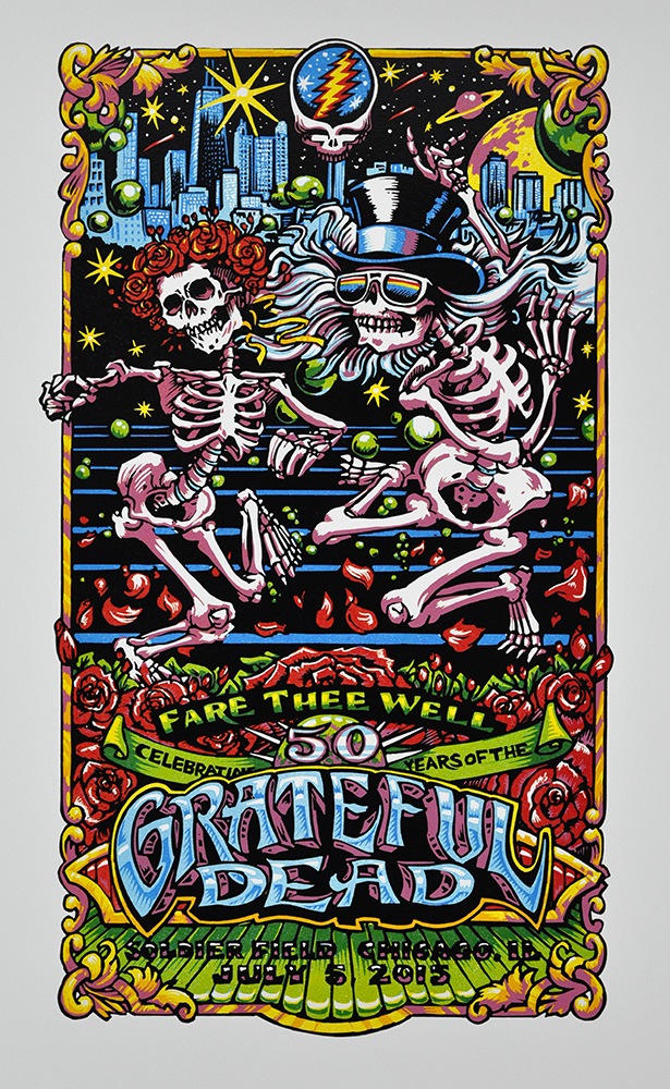 Grateful Dead (Night 3), Chicago, IL by AJ Masthay